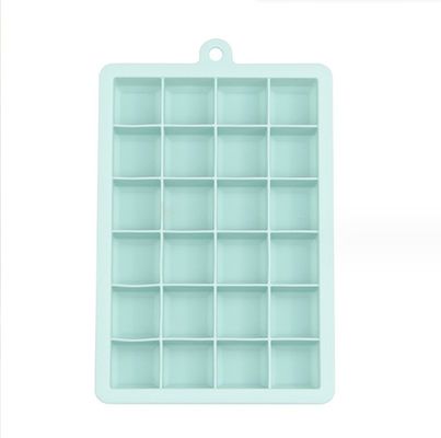 Voedingsmiddelen van siliconen ijsblokjes met deksels 15 holte en 24 holte gemakkelijk loslatende vormen
