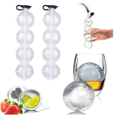 DIY siliconen ijsmaker whisky ijshockey vierhoeken malen ronde plastic ijsbal malen