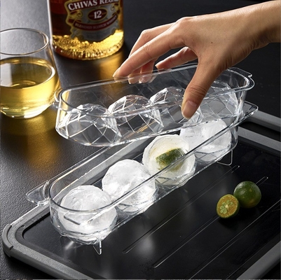 Ball Ice Box 4 stuks PET Plastic Food Grade Fancy Ice Cube Tray Voor Keuken Accessoires