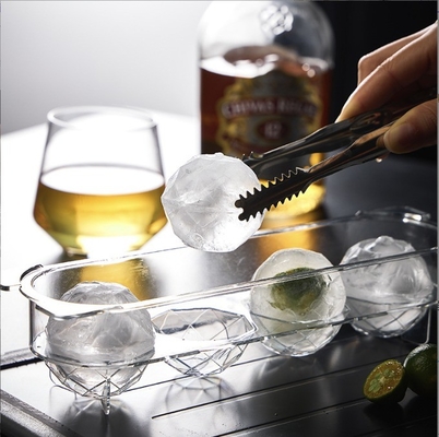 Ball Ice Box 4 stuks PET Plastic Food Grade Fancy Ice Cube Tray Voor Keuken Accessoires
