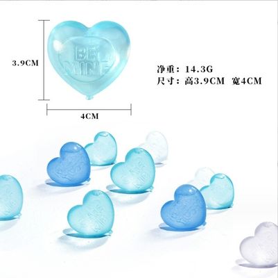 IJsspeelgoed Plastic hartvormige ijsblokjes voor bier koeling Food Grade Bar Accessoires