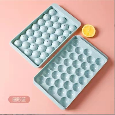 Ronde herbruikbare ijsblokjes met deksel