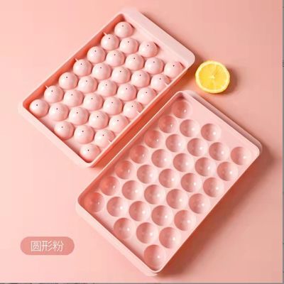 Ronde herbruikbare ijsblokjes met deksel