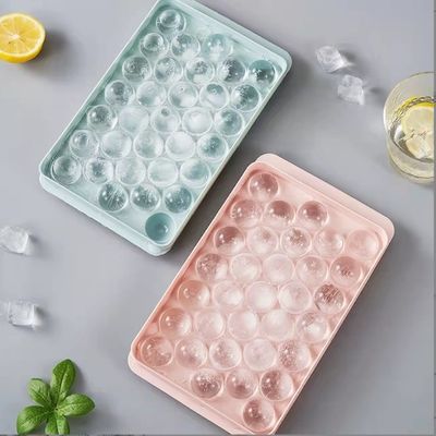 PP-materiaal Drie maten milieuvriendelijke voedselkwaliteit Silicone ijsmachine ijsblokkenbak kleine ijsbal maker vorm