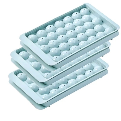 Mini Circle Ice-Cube Trays PP Plastic Round Ice Ball Maker Mould voor vriezer