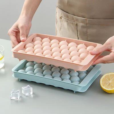 Duurzame 3D Whisky Drink Ice Ball Cube Maker Schimmelbakken met deksel en bolvormige vormen