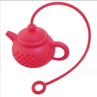 Silikone theezak met bladfilter Diffuser Draagbare thee-infuser voor creatieve theepotvorm