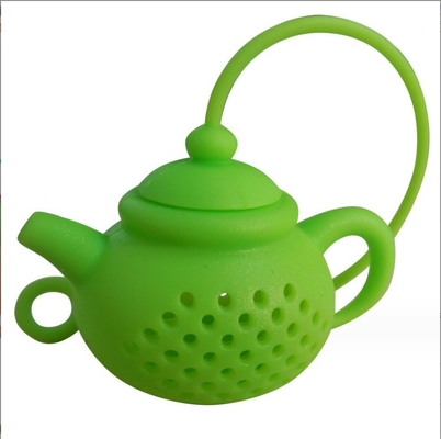 Silikone theezak met bladfilter Diffuser Draagbare thee-infuser voor creatieve theepotvorm