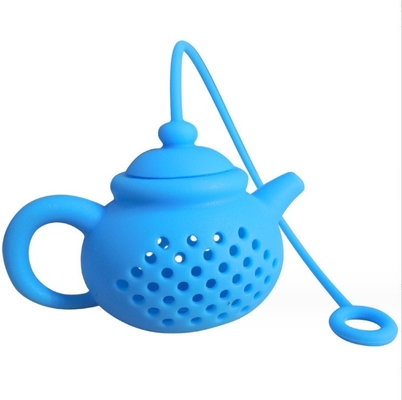 Silikone theezak met bladfilter Diffuser Draagbare thee-infuser voor creatieve theepotvorm