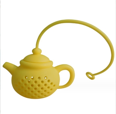 Silikone theezak met bladfilter Diffuser Draagbare thee-infuser voor creatieve theepotvorm