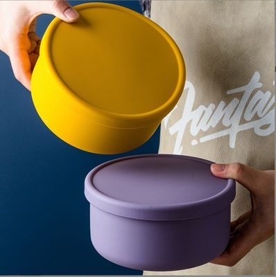Gezond eten makkelijk gemaakt met onze Food Grade Portable Silicone Bento Lunch Box 9cm x 14cm