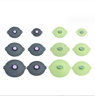 Voedselconservering Silicone potdeksel voor vacuüm Zelfprimmend Lunchbox Kookgereionderdelen