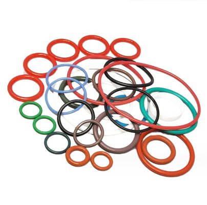 Custom NBR EPDM HNBR FKM Silicone FPM FFKM Rubber O-Ring Seals met verwerkingsdienst
