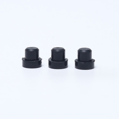 Op maat gemaakte afdichtingsonderdelen EPDM/NBR/NR Rubber End Cap met vaste natuurrubberplug