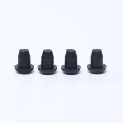 Op maat gemaakte afdichtingsonderdelen EPDM/NBR/NR Rubber End Cap met vaste natuurrubberplug