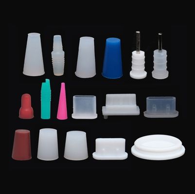 Hoogtemperatuurvorming Silicone rubber einddop en stopperplug voor op maat gemaakt assortiment