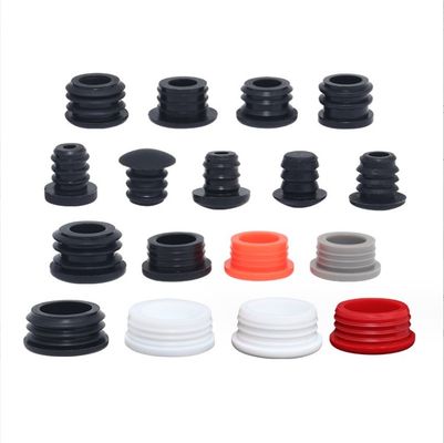 Hoogtemperatuurvorming Silicone rubber einddop en stopperplug voor op maat gemaakt assortiment