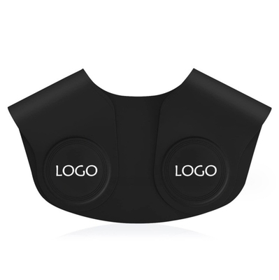 Custom Logo Barber Zwarte siliconen sjaal voor het knippen en verven van haar in salonbenodigdheden