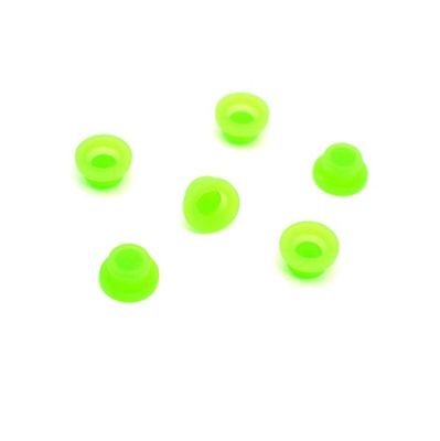 SBR Materiaal Fluorescerende knopkap voor zaklamp Achterste aanraakknop Schakelaar Aanpassing