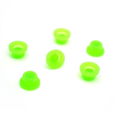 SBR Materiaal Fluorescerende knopkap voor zaklamp Achterste aanraakknop Schakelaar Aanpassing