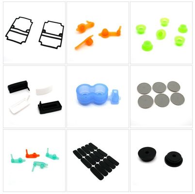 SBR Materiaal Fluorescerende knopkap voor zaklamp Achterste aanraakknop Schakelaar Aanpassing