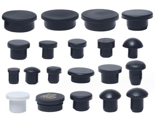 Op maat gemaakte zwarte siliconen rubber camera kap voor knopvormservice