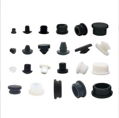 Op maat gemaakte zwarte siliconen rubber camera kap voor knopvormservice