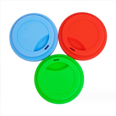 8cm en 9cm Silicone Cup Lid Duurzame Tan Kleur voor Koffiebeker Cover