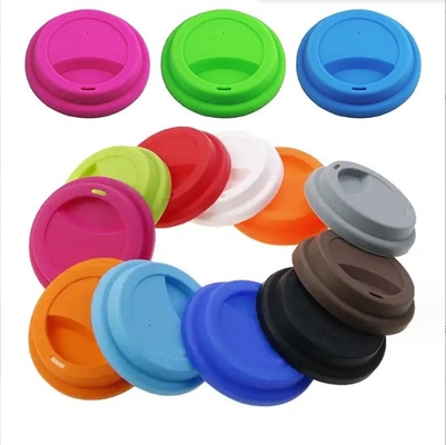 8cm en 9cm Silicone Cup Lid Duurzame Tan Kleur voor Koffiebeker Cover