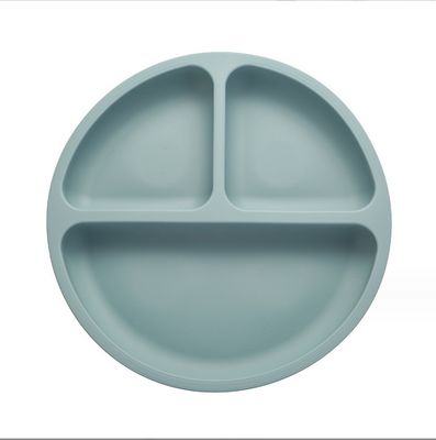 Voedingsmiddelenkwaliteit Silicone Baby Kids Placemat Gespleten babyzuigplaten voor het eten van peuters
