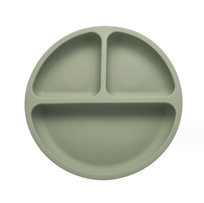 Voedingsmiddelenkwaliteit Silicone Baby Kids Placemat Gespleten babyzuigplaten voor het eten van peuters