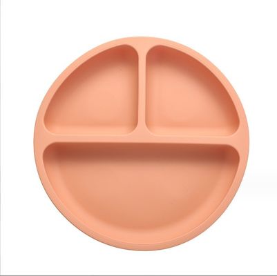Voedingsmiddelenkwaliteit Silicone Baby Kids Placemat Gespleten babyzuigplaten voor het eten van peuters
