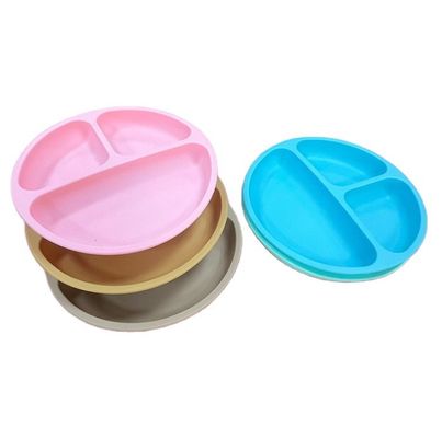 Voedingsmiddelen Silicone Plaat Geen Design Stijl Dinerware Type Plaat voor peuters en kinderen