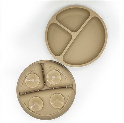 Voedingsmiddelen Silicone Plaat Geen Design Stijl Dinerware Type Plaat voor peuters en kinderen