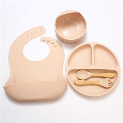 5pcs zachte lepel BPA baby voeding lepel vork set Utilities Silicone baby set voor de markt