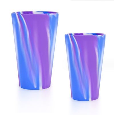 BPA-vrij drinkbeker Custom Logo Silikonbeker voor reizen en kamperen