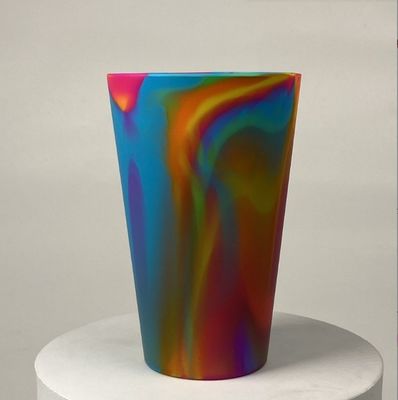 16 oz siliconen bekers voor feesten sport en buitenbekers schotels type breukbestendig