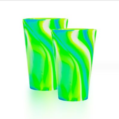 350 ml eivormig siliconen wijnglas opvouwbaar anti-val tumbler voor buitenactiviteiten