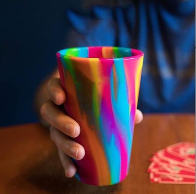 Custom Design BPA-vrije onbreekbare siliconenbeker Duurzaam voor wijn en bier drinken