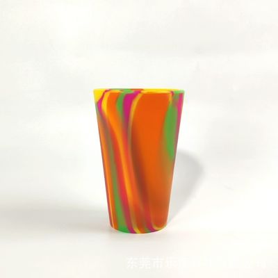 Duurzaam materiaal Voedselkwaliteit Silicone Onbreekbare bekers voor reizen Picnic drinkwaren