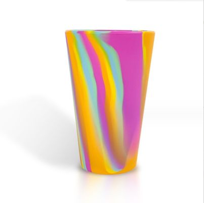 Onbreekbare reisbekers voor aangepast logo Koffie thee drinkbekers Silicone waterbeker