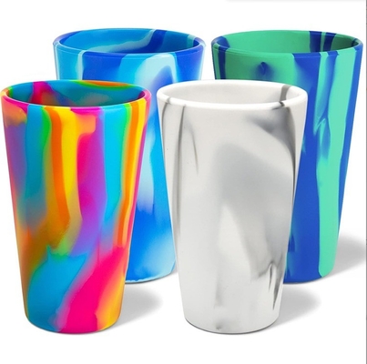 Reis koffiebeker met handvat Drinkbeker Duurzame gepersonaliseerde siliconen bekers Tumbler