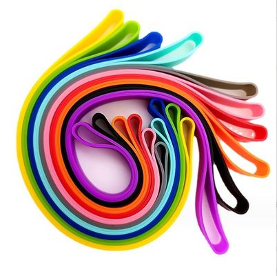 Snijdservice voor solide kleur Elastische strandstoel handdoekhouder clips Silicone rubber bands