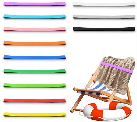Strandstoelen Cruise rubber elastische handdoekbanden houder voor vakantie strand zwembad lounge