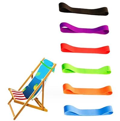 Strandstoelen Cruise rubber elastische handdoekbanden houder voor vakantie strand zwembad lounge