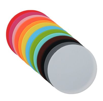 Silikoncoaster 10cm Ronde isolatie pad tafelversiering Accessoires Type Matten Pads