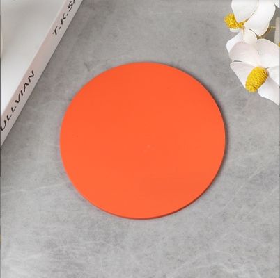 Ronde Custom Printed Logo Coaster voor Drink Cup Mat Soft PVC Coaster in duurzaam materiaal