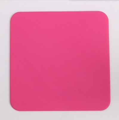 Vierkante kleurrijke siliconen niet-glijdende drinkcoasters Cup Pad Mat voor warme en koude dranken