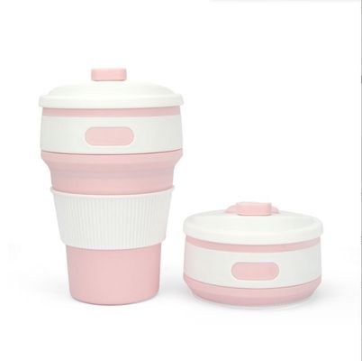 Silicone vouwbeker voor buitensport Draagbare reisbeker voor koffie