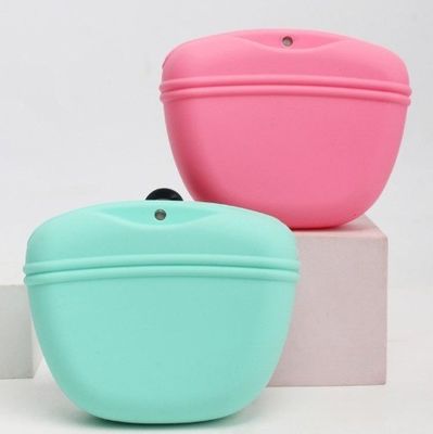 Buitenhondenwandelen Silicone hondenvoedsel Snack Bag Draagbare taillepack voor huisdierstraining
